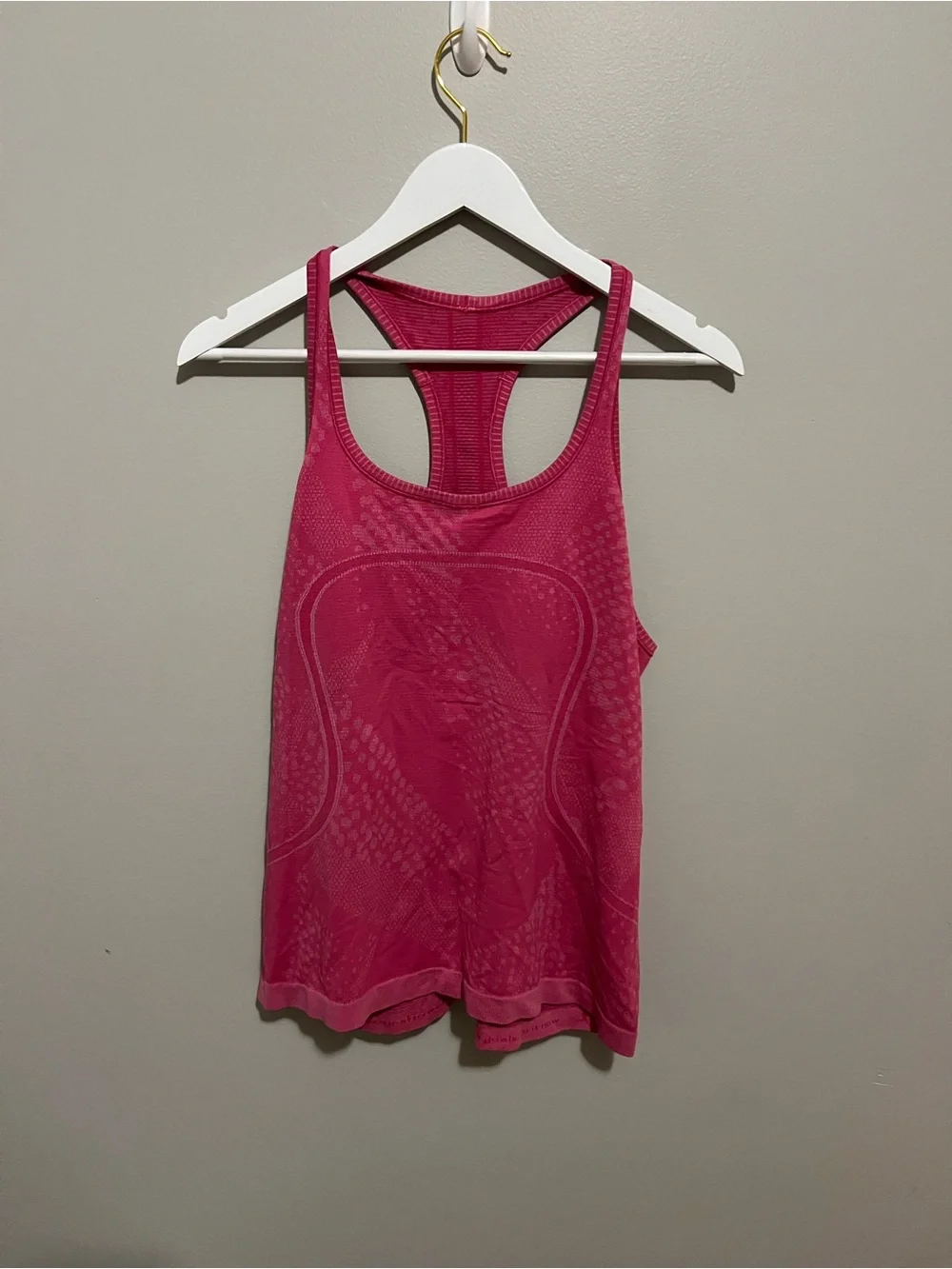 Women's Hot Pink Lululemon Racerback Tank Top